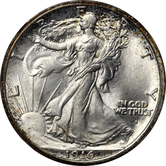 1916-1933 Silver Eagle & Walking Liberty Ultra High Relief Coin