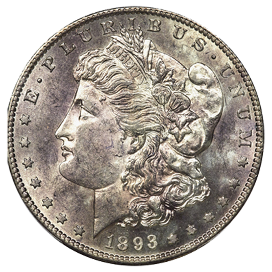 1893-S Morgan Dollar graded