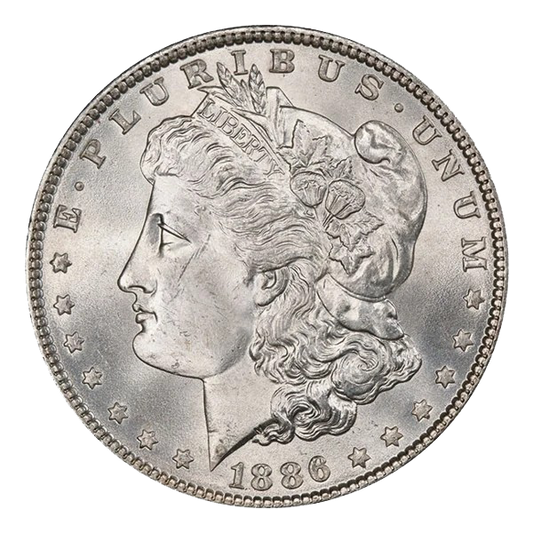 1886 $1 Morgan Silver Dollar